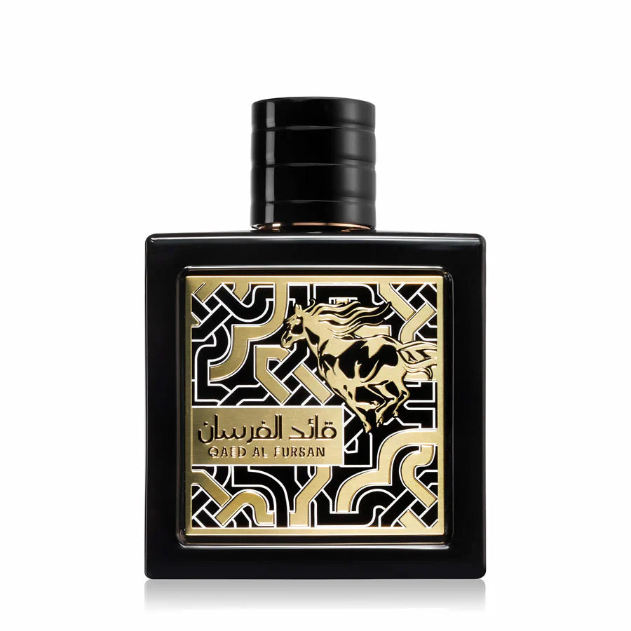 Lattafa Qaed Al Fursan - Oriental, Fruity, Fresh, Amber Wood - Eau de Parfum Long-Lasting Fragrance for Unisex, 90 ml