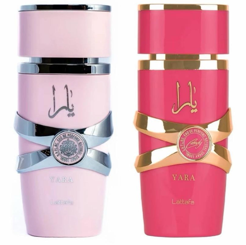 Lattafa Yara Pink and candy 100mlx2