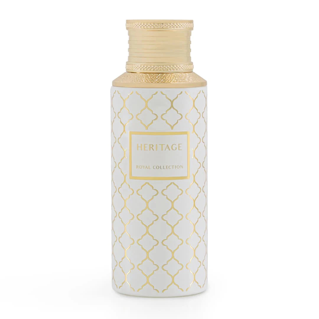 HERITAGE Perfume 100ml EDP by Maison Asrar – Aldehydic Musky Fragrance with Citrus, Coconut & Sweet Notes