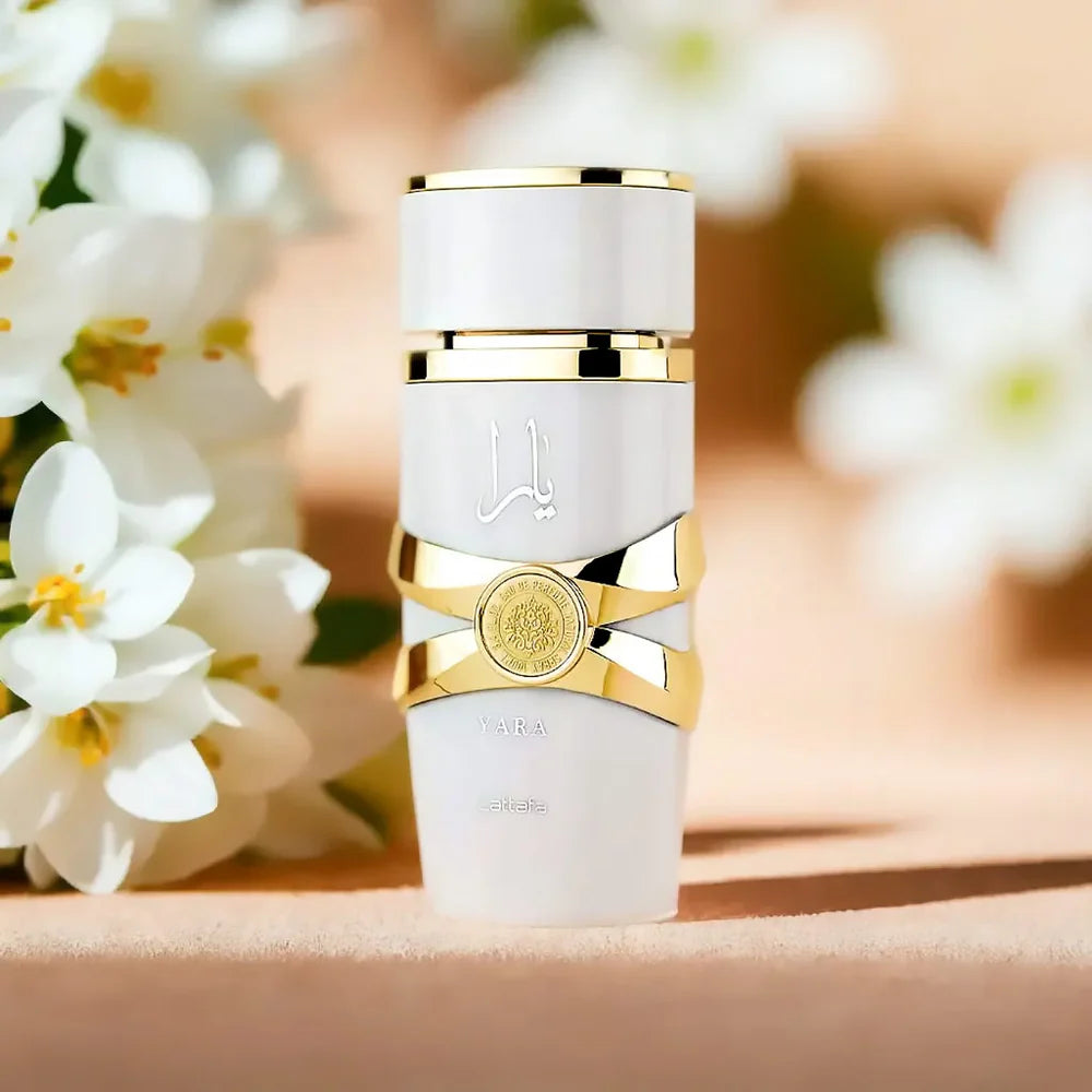 Perfume Yara (MOI White) 100ml Eau De Parfum EDP Fragancia árabe Hombres Mujeres Parfum unisex de Latafa