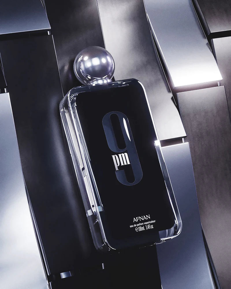 Luxury Arabic perfume Afnan 9 PM Eau de Parfum for Men - 100ml | Long-Lasting Wood