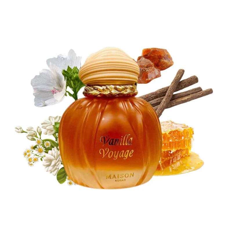 Vanilla Voyage by Maison Asrar – Eau De Parfum 100ML | Caramel, Tonka & Vanilla Perfume for Women