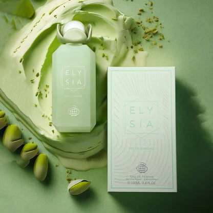 Elysia Pista Sundae by Fragrance World – Eau De Parfum 100ML | Pistachio, Tonka & Floral Gourmand Perfume
