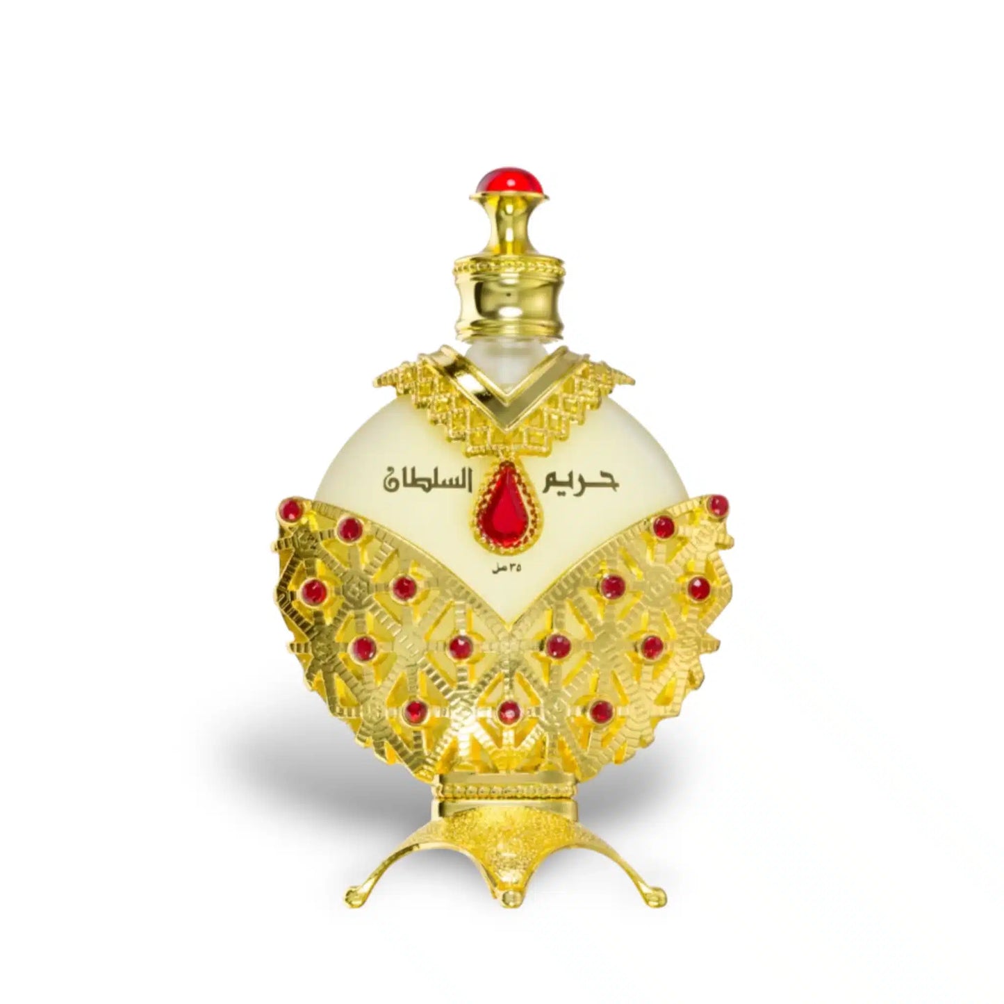Perfume de aceite concentrado Hareem Al Sultan GOLD de Khadlaj (35 ml): aroma floral y cítrico cautivador sin alcohol para piel y cabello.