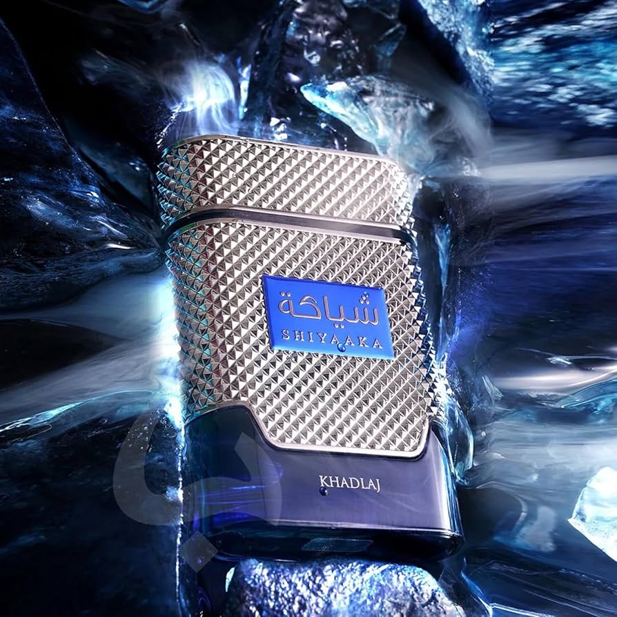 Shiyaaka Blue de Khadlaj Perfumes para hombre: aroma sofisticado, impacto atemporal