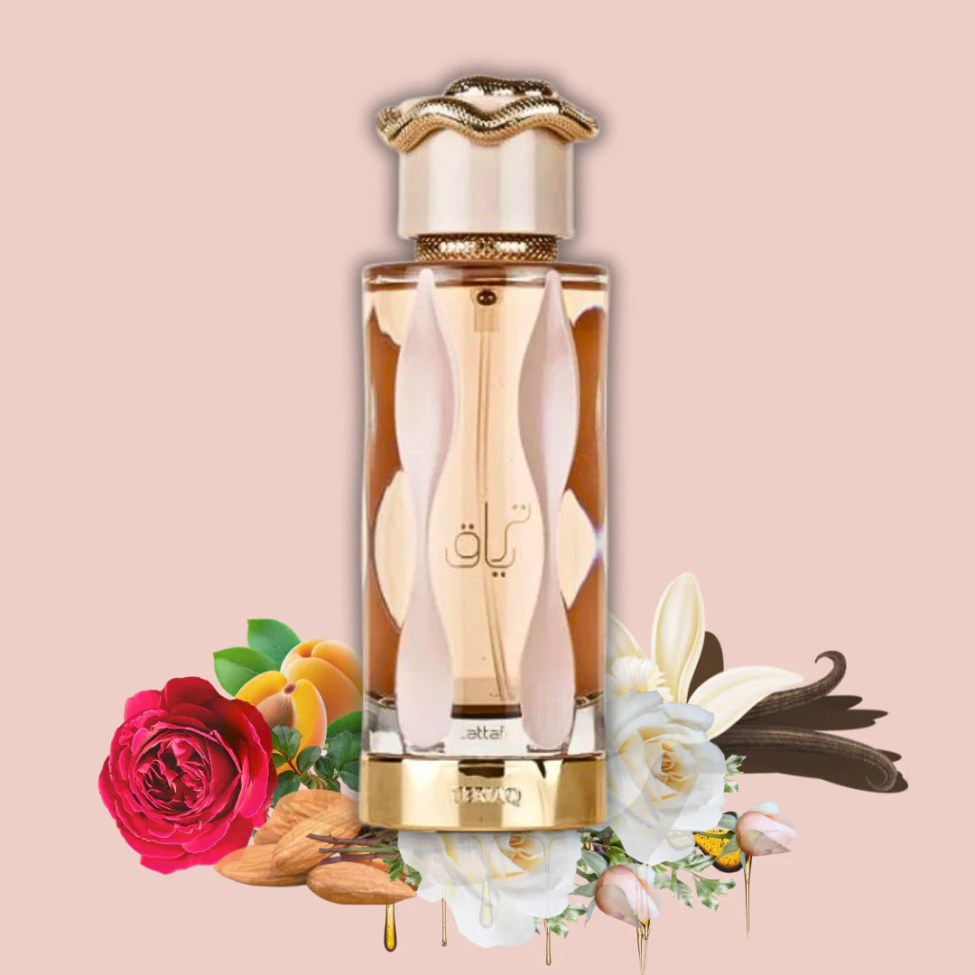 Lattafa Teriaq (Rosa) Eau de Parfum 100 ml - Dulces notas gourmand con elegancia floral