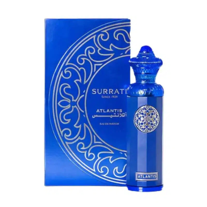Atlantis Eau de Parfum 140ml by Surrati | Long-Lasting Aquatic Amber Perfume