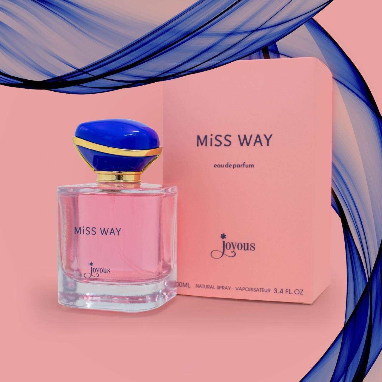 Miss Way by Joyous 100ml – Premium Eau de Parfum for Women | Romantic Floral & Fruity Aroma