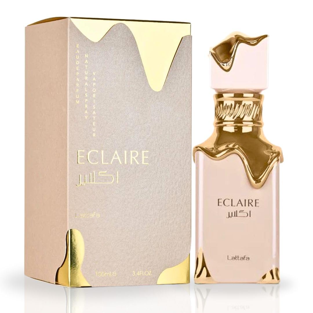 Lattafa Eclaire - 100ml Eau De Parfum with Caramel, Milk, Sugar, Honey and Musk Notes