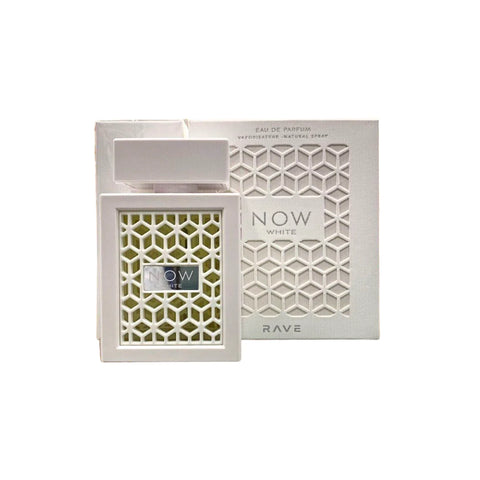 Perfume Rave Now White EDP Lattafa 100 ml, una fragancia intensa y sorprendente