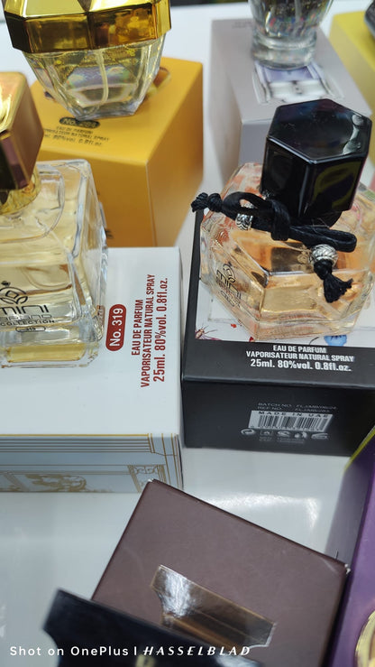 Mix pack mini 25 ml perfume set 3 pack (3x25ml) for men and women