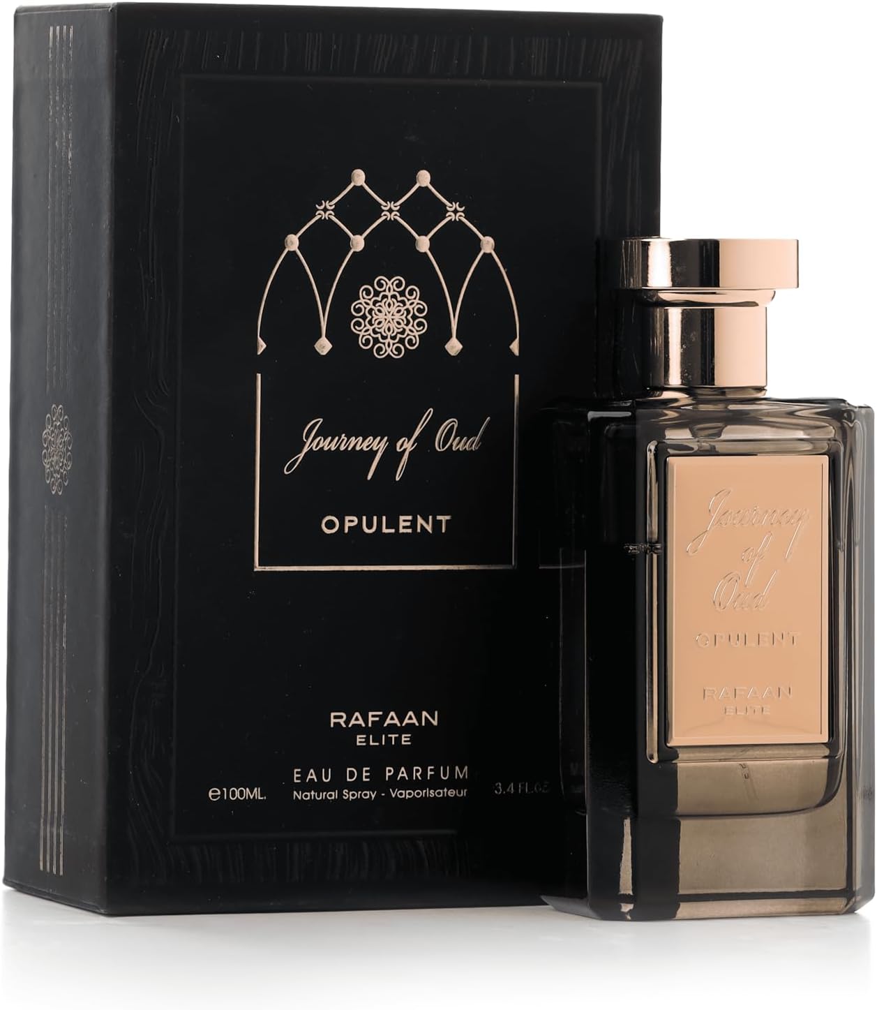 Journey of Oud Opulent by Rafaan – Eau De Parfum 100ML | Leather, Caramel & Amber Unisex Fragrance