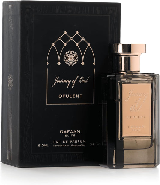 Journey of Oud Opulent by Rafaan – Eau De Parfum 100ML | Leather, Caramel & Amber Unisex Fragrance