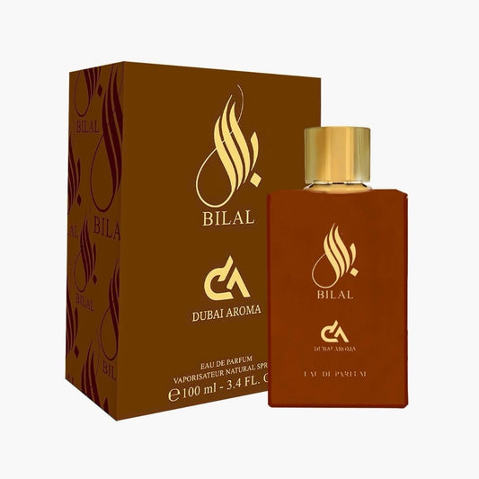 Bilal by Dubai Aroma 100ml Eau de Parfum - Rich Vanilla, Cacao & Spicy Notes