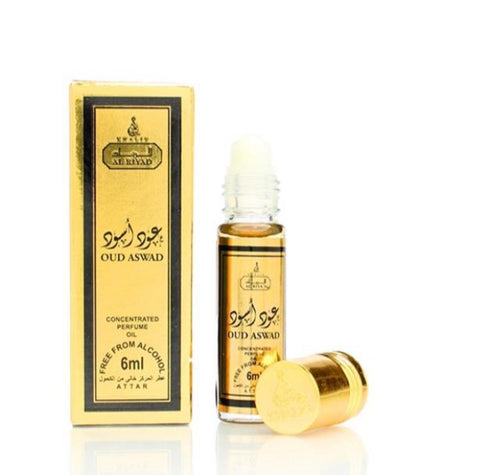Perfume Oud Aswad en roll-on de 6 ml