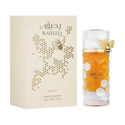 Nusuk Raheeq Eau De Parfum for Women 100ml – Sweet Citrus, Gourmand & Vanilla Long Lasting Luxury Fragrance SprayNusuk Raheeq Eau De Parfum for Women 100ml – Sweet Citrus, Gourmand & Vanilla Long Lasting Luxury Fragrance Spray