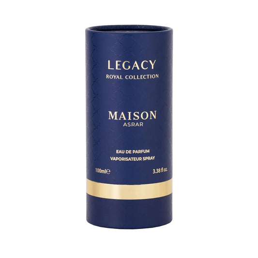 Legacy by Maison Asrar – Eau De Parfum 100ML | Spicy Ginger, Vanilla & Musk Scent