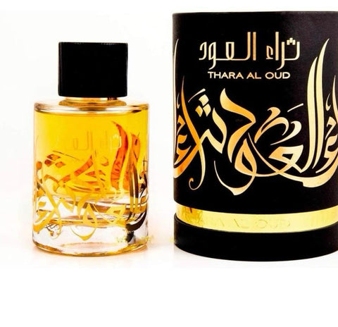 Thara Al Oud 100 ml | Eau de Parfum Arabian | Perfume | Madera de Ámbar | Perfume Oud (para hombre y mujer) (Unisex)