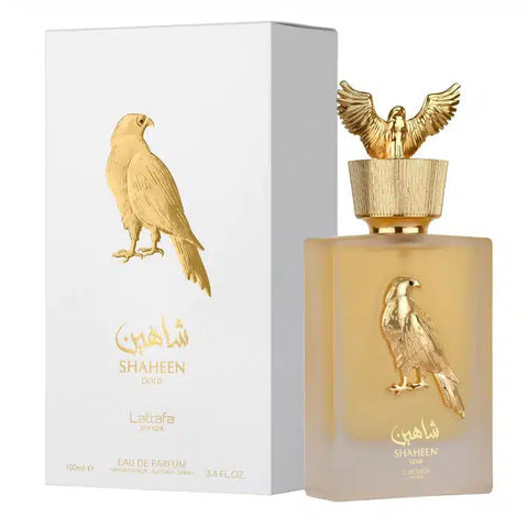 Shaheen Gold by Lattafa for Men - 3.4 fl oz EDP Spray