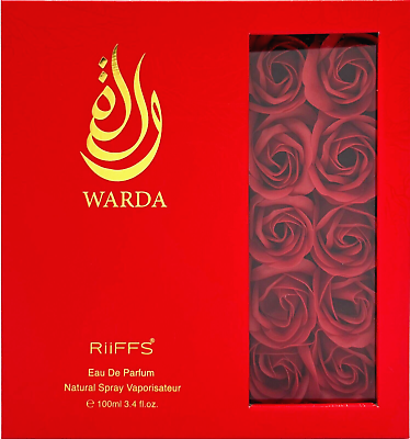 Perfume para mujer Warda Eau de Parfum de 100 ml, fragancia duradera para mujer.