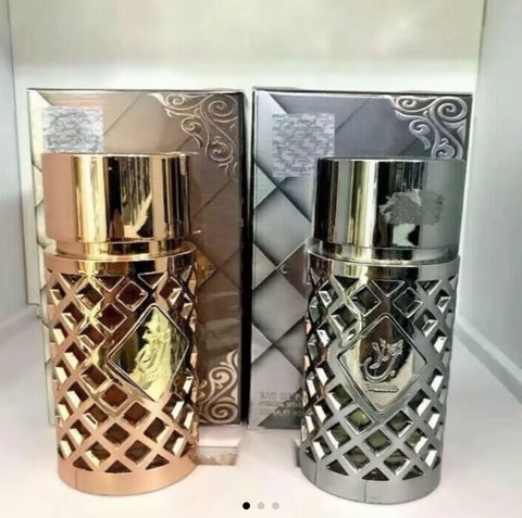 Jazzab Gold and Silver Combo Set 100ml x 2 EDP by Ard Al Zaafaran unisex perfume