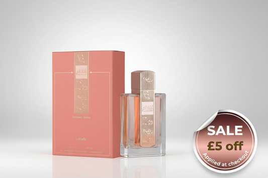 Angham Second Song Eau de Parfum 100ml – Pear, Orange Blossom, Peony, Praline & Vanilla