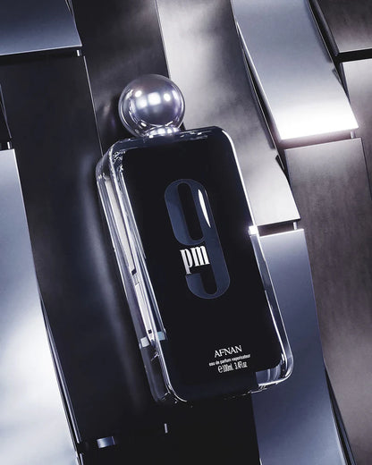 Luxury Arabic perfume Afnan 9 PM Eau de Parfum for Men - 100ml | Long-Lasting Wood