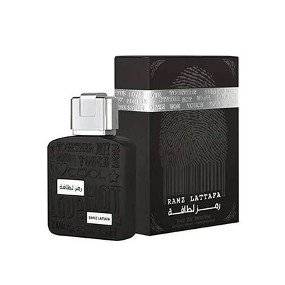 Ramz Lattafa Silver | 100ml Men's Eau de Parfum | Vanilla Amber | By Lattafa Perfume Luxury Aroma