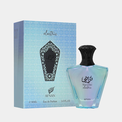 Afnan Turathi Electric Eau De Parfum – Radiant Citrus, Vanilla & Musk | 90ML