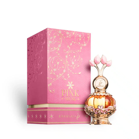 Aceite de perfume Pink Musk 20 ml – Colección Malika & Musk | Aroma árabe unisex de larga duración