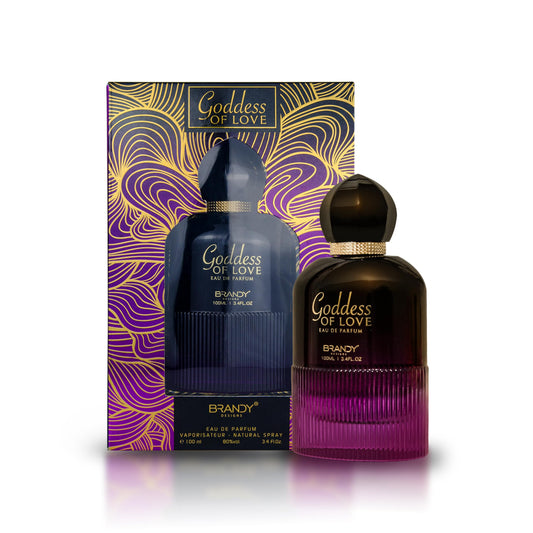 Goddess of Love by Brandy Designs – Eau De Parfum 100ML | Citrus, Fruits & Vanilla Perfume for Women
