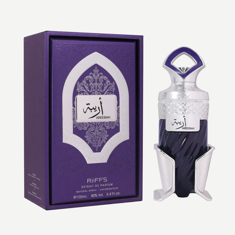 Areebah RiiFFS Unisex Extrait De Parfum 100 ml – Nuevo perfume árabe de lujo