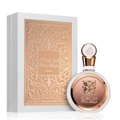 Perfume en spray Fakhar Rose gold de Lattafa para mujer - 100 ml (3.4 oz)