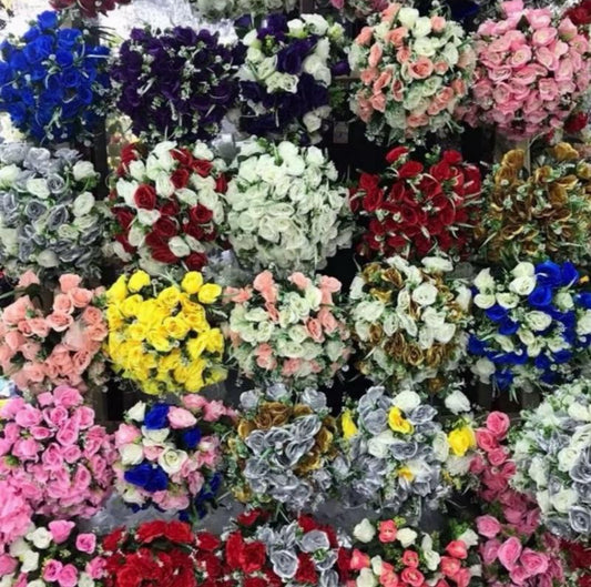 Bunch Of 24 Decoration Flowers