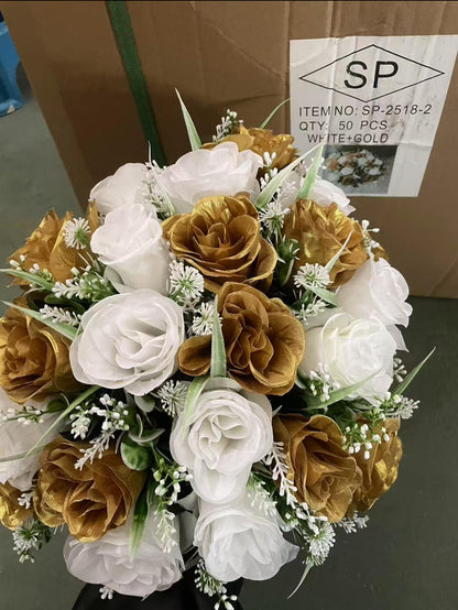 Bunch Of 24 Decoration Flowers