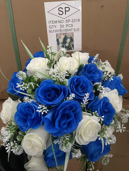 Bunch Of 24 Decoration Flowers