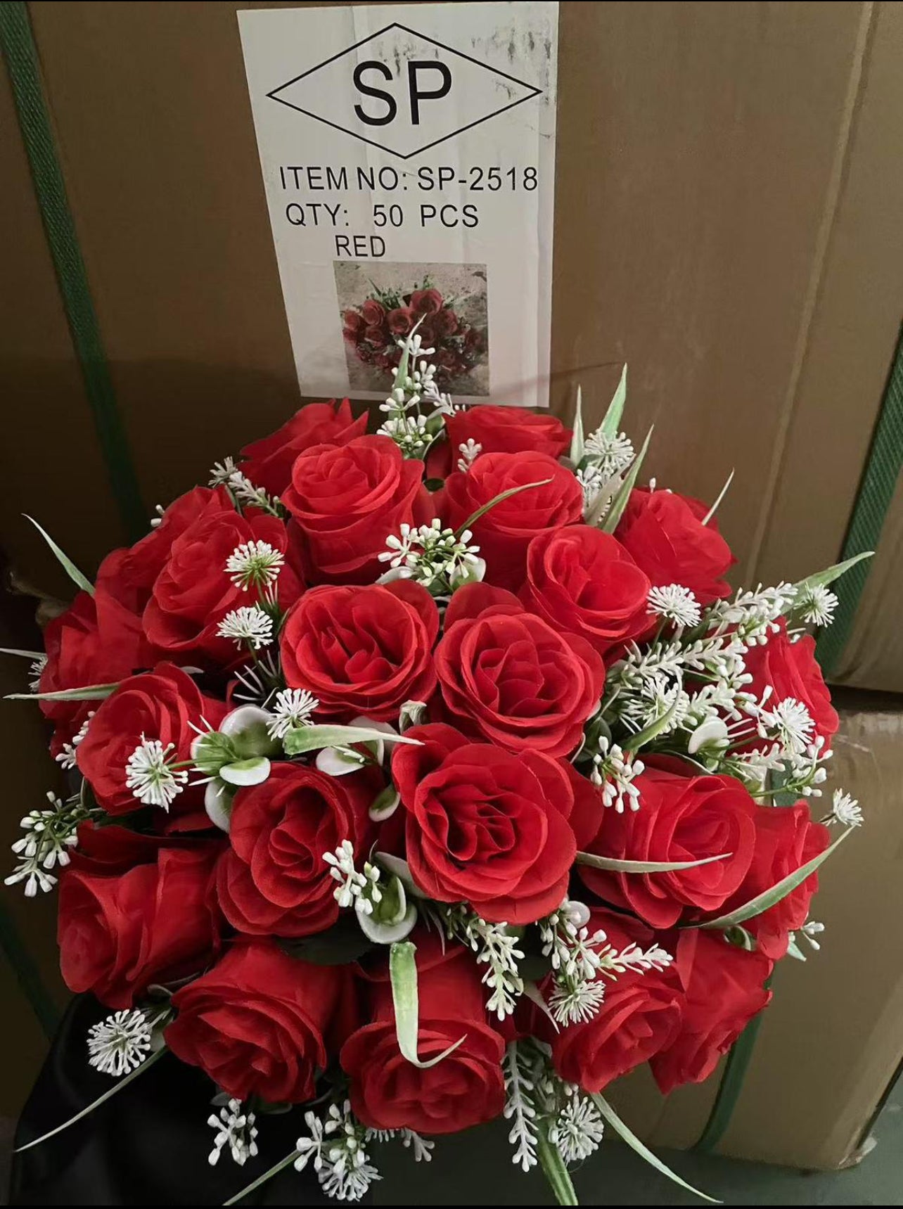 Bunch Of 24 Decoration Flowers