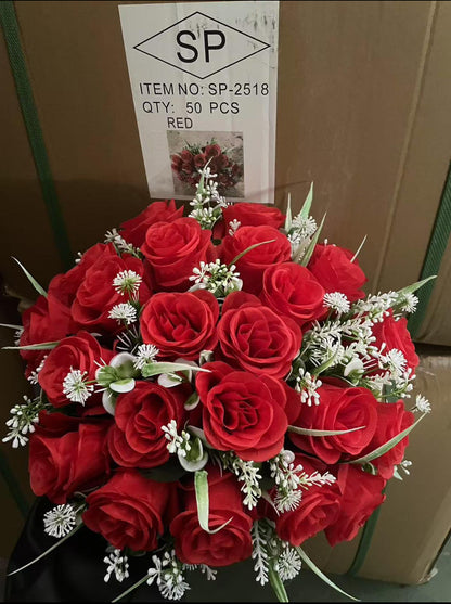 Bunch Of 24 Decoration Flowers
