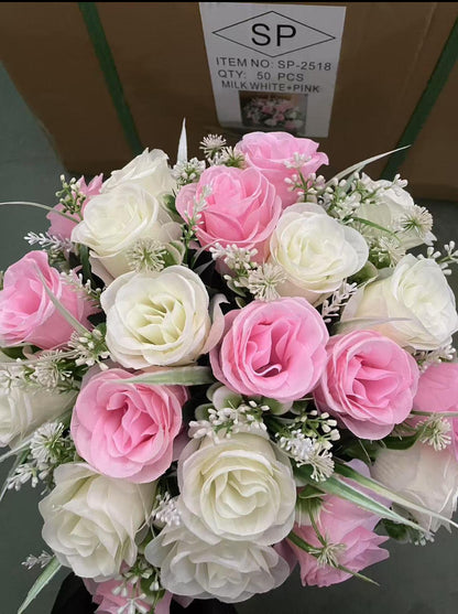 Bunch Of 24 Decoration Flowers