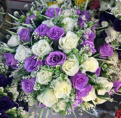Bunch Of 24 Decoration Flowers