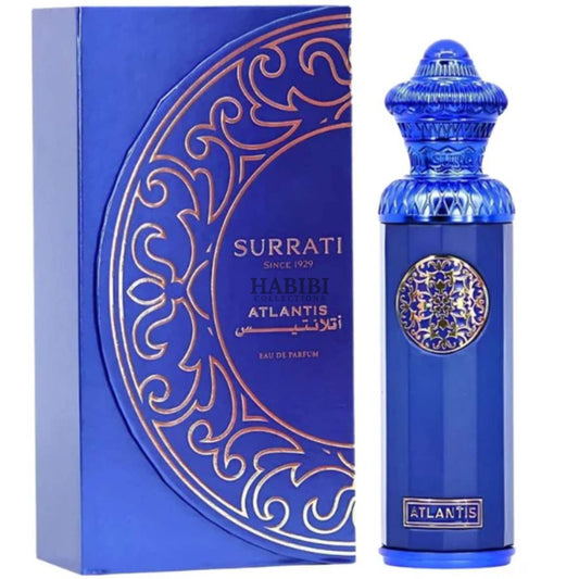 Atlantis Eau de Parfum 140ml by Surrati | Long-Lasting Aquatic Amber Perfume