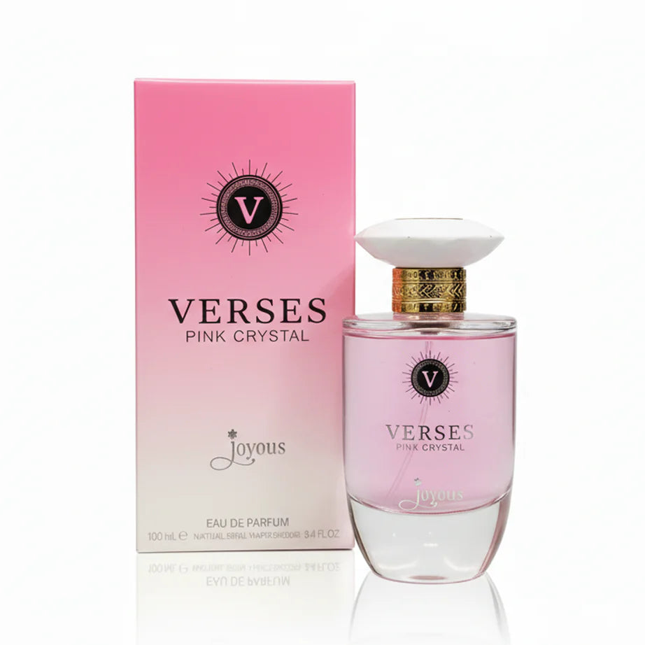 Verses Pink Crystal Eau De Parfum 100ml | Radiant & Alluring Fragrance