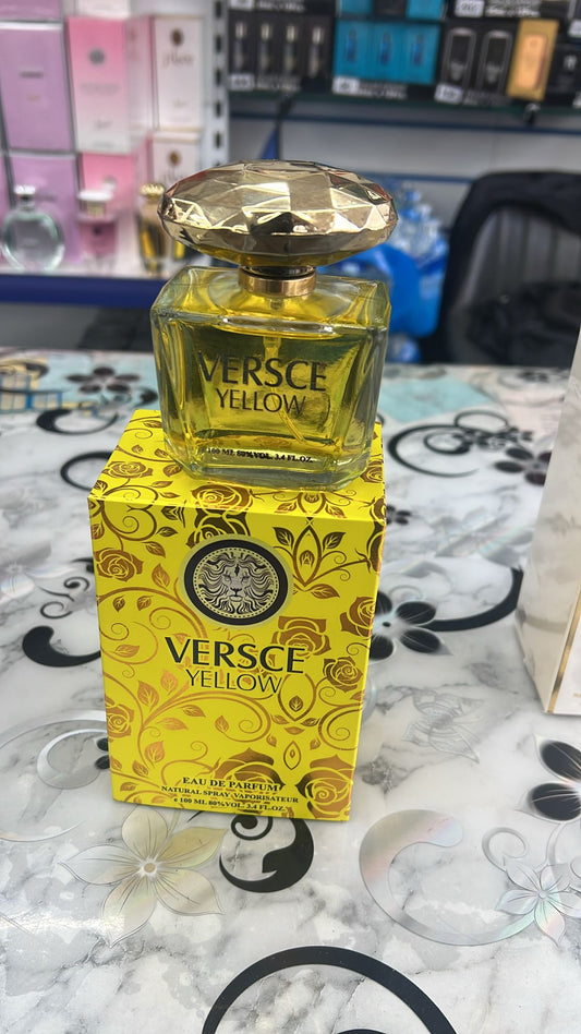 Versce Yellow Eau De Parfum Natural Spray 100ML | Long Lasting Fruity Floral Perfume for Women
