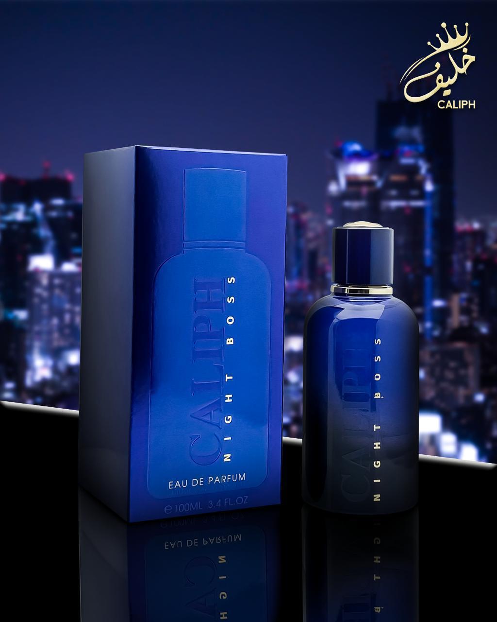 Caliph Night Boss Eau de Parfum 100ml – Long-Lasting Masculine Fragrance for Men | Bold, Woody & Spicy Perfume with Modern Charisma