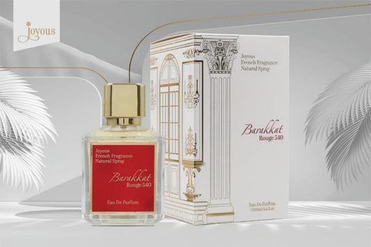 Joyous White Barakkat Rough 540 Extrait de Parfum 100ml – Luxurious Long-Lasting French Perfume | Amber, Floral & Musk Unisex Fragrance