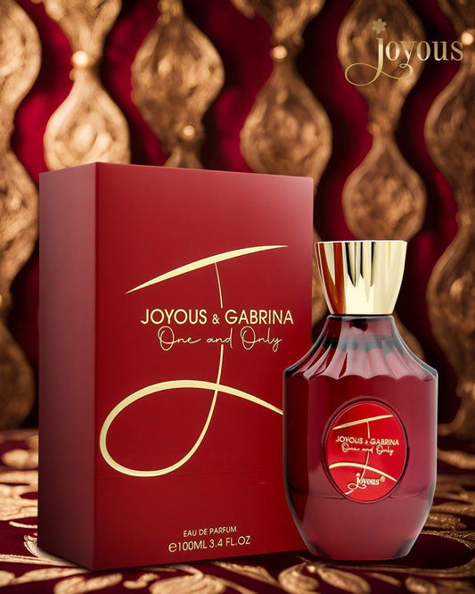 Joyous & Gabrina One and Only Eau de Parfum 100ml – Luxurious Long-Lasting Perfume for Women | Floral, Sweet & Romantic Fragrance