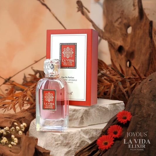 Lavida Elixir Pour Femme Eau de Parfum 100ml by Joyous – Long-Lasting Luxury Perfume for Women | Elegant Floral & Sweet Scent