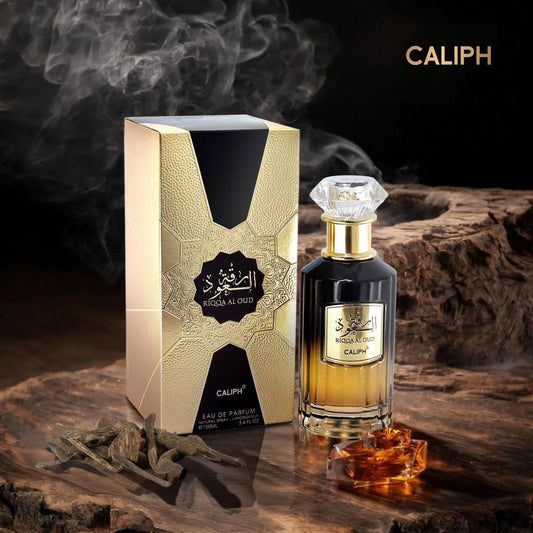 Caliph Riqqa Al Oud Eau de Parfum 100ml – Long-Lasting Oriental Woody Perfume for Men & Women | Premium Arabic Oud Fragrance