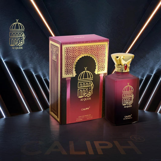 Caliph Al Quds Eau de Parfum 100ml – Luxurious Long-Lasting Arabic Oud Perfume for Men & Women | Oriental Woody Fragrance with Amber & Musk