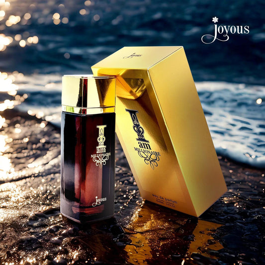 I Am Millionaire by Joyous Eau de Parfum 100ml – Luxurious Natural Spray Vaporisateur unisex perfume, elegant scent